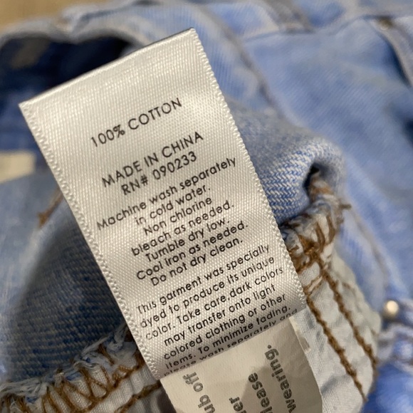 Pacsun denim Mom shorts size 26 - Picture 7 of 7